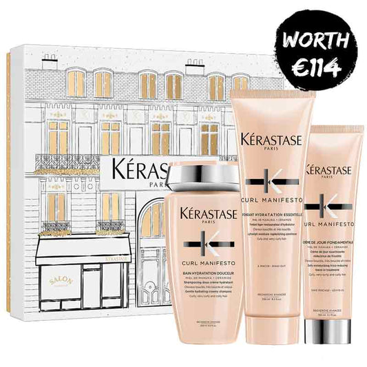 Kérastase Curl Manifesto Gift Set - Shampoo, Conditioner & Treatment
