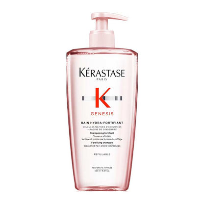 Kérastase Genesis Bain Hydra-Fortifiant Shampoo for Thin or Oily Hair 500ml Pump