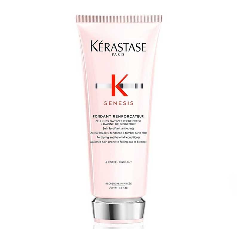 Kérastase Genesis Fondant Renforcateur anti hair-fall conditioner | anti-breakage haircare, hair fall, lightweight conditioner, hair strengthening, detangling conditioner