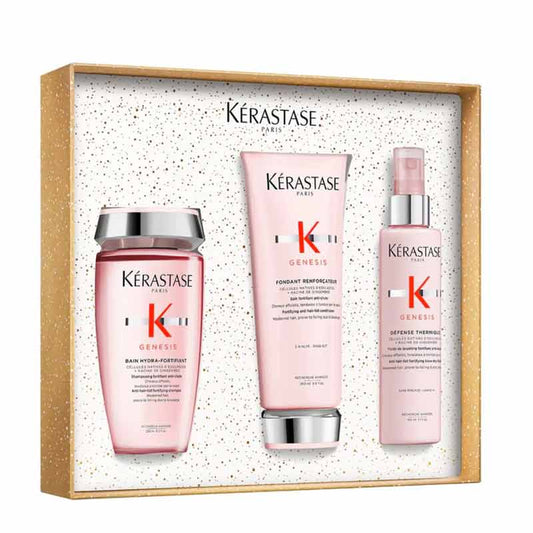 Kérastase Genesis Gift Set - Shampoo, Conditioner & Heat-Protective Spray