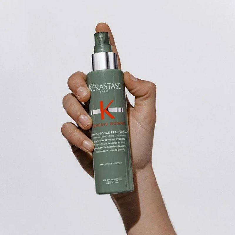 Kérastase, Kérastase Genesis Homme Strength & Thickness Boosting Spray For Men, Thin Hair Men, Anti Hair Loss Men