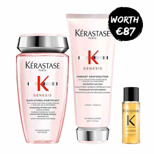 Kérastase Genesis Hydra Shampoo & Conditioner Duo with FREE Elixir Ultime Oil