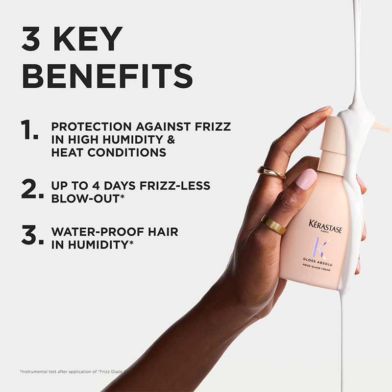 Kérastase Gloss Absolu Frizz-Glaze Cream For Thick Frizzy Hair Benefits