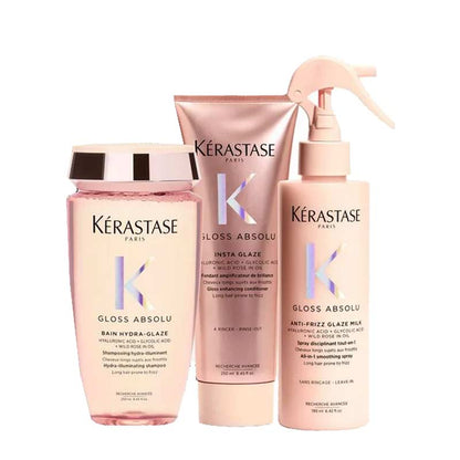 Kérastase Gloss Absolu Gift Set - Shampoo, Conditioner & Glaze Oil Drops
