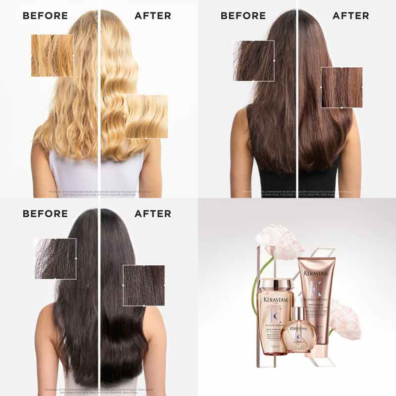 Kérastase Gloss Absolu Hydra-Glaze Hydrating Conditioner , haircare for long frizzy hair, kérastase conditioner, frizzy hair