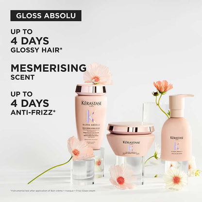 Kérastase Gloss Absolu Hydra-Glaze Shampoo For Thick Frizzy Hair Results Of The Gloss Absolu Range