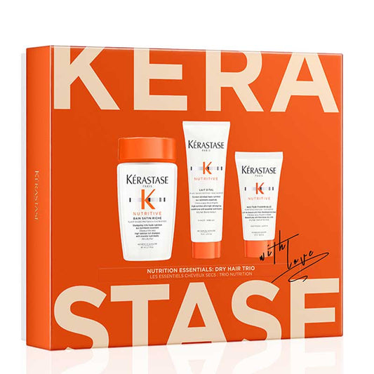Kérastase Nutrition Essentials: Dry Hair Trio Gift Set | luxurious trio of hair essentials | ultimate gift | nourished hair | vibrant locks | smooth hair | shiny hair | festive season.
