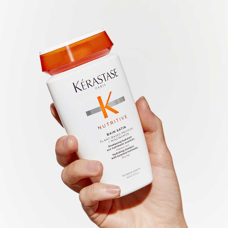 Kérastase, Nutritive, Hydrating Shampoo, shampoo for dry hair, free from parabens, for sensitive scalp, clean ingredients shampoo
