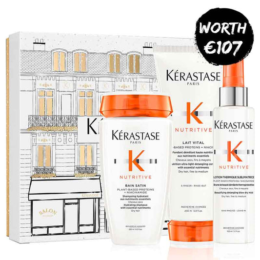 Kérastase Nutritive Gift Set - Shampoo, Conditioner & Blow-dry Mist
