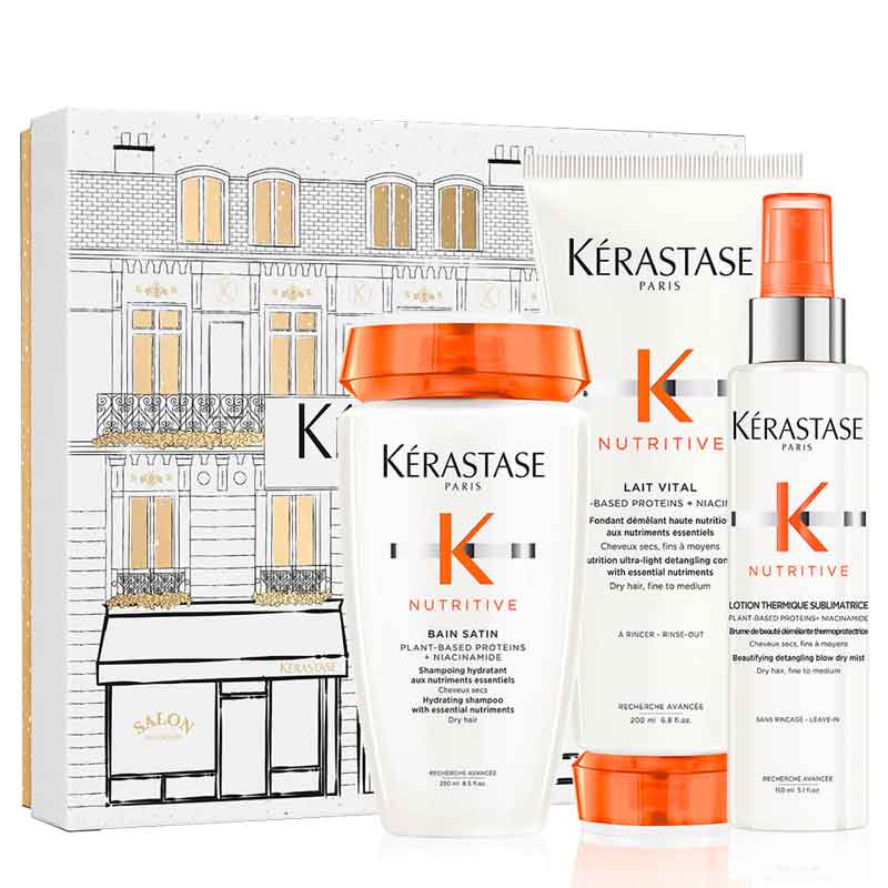 Kérastase Nutritive Gift Set - Shampoo, Conditioner & Blow-dry Mist