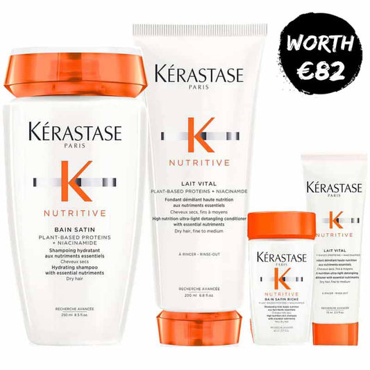 Kérastase Nutritive Hydrating Home & Away Bundle for Dry Hair