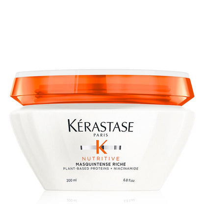 Kérastase Nutritive Masquintense Riche Deep Nutrition Ultra-Concentrated Rich Mask | thicker hair | intense conditioning | hydration | smoother hair.