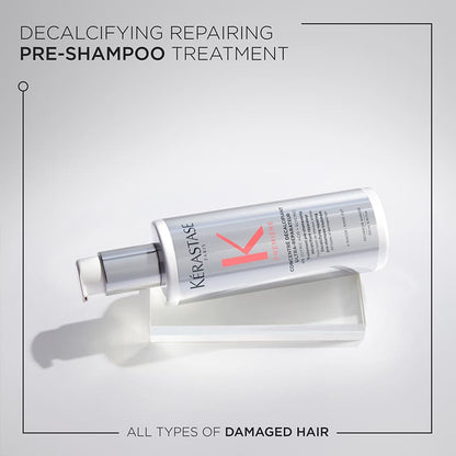 Kérastase Première Concentré Décalcifiant Ultra-Réparateur | Decalcifying Repairing Pre-Shampoo Treatment | Hair Treatment | Pre-Shampoo | Repairing | Anti-Breakage | Strengthens | Removes Calcium | Transparent Gel