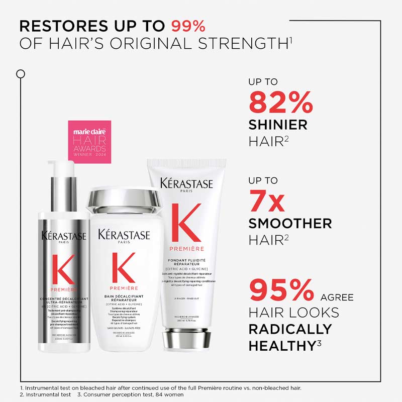 Kérastase, Première Range, Fondant Fluidité Réparateur, Anti-Rigidity, For split ends, for shinier hair, for damaged hair