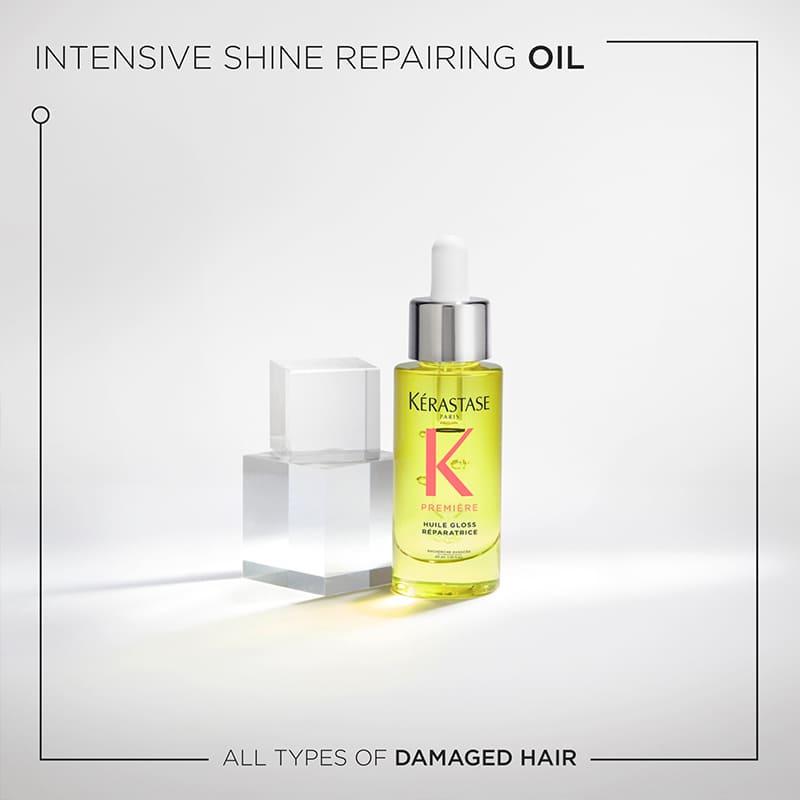 Kérastase Première Huile Gloss Réparatrice | Intensive Shine Repairing Oil | Hair Oil | Leave-In | Shine | Repairing | Seals Split Ends