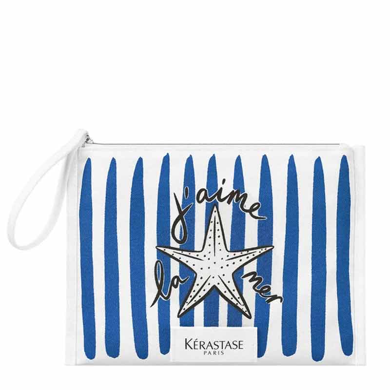 Kérastase Striped Summer Zip Pouch