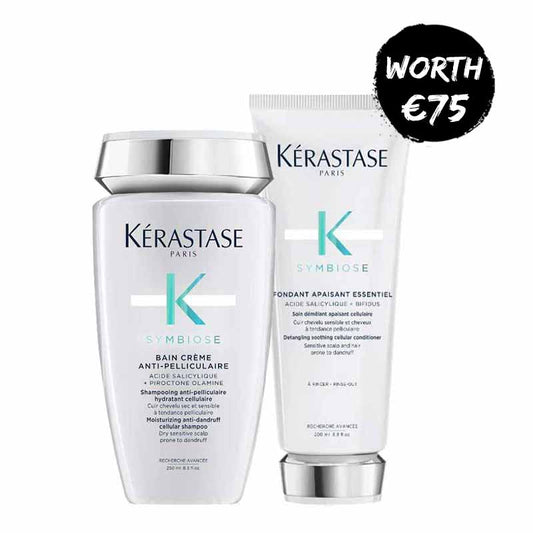 Kérastase Symbiose Anti-Dandruff Duo, Kérastase Symbiose, professional haircare for dandruff, flaky scalp, 