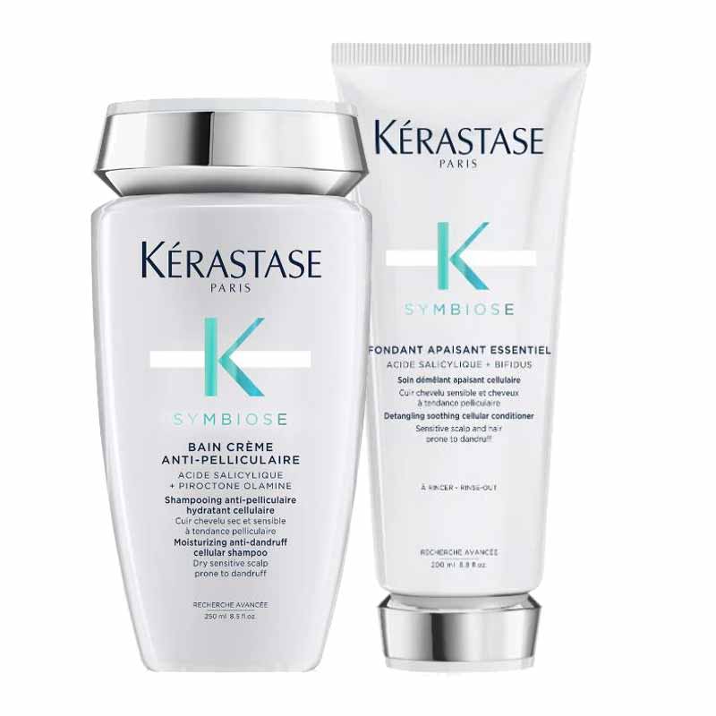 Kérastase Symbiose Anti-Dandruff Duo, Kerastase Dandruff shampoo, flaky scalp