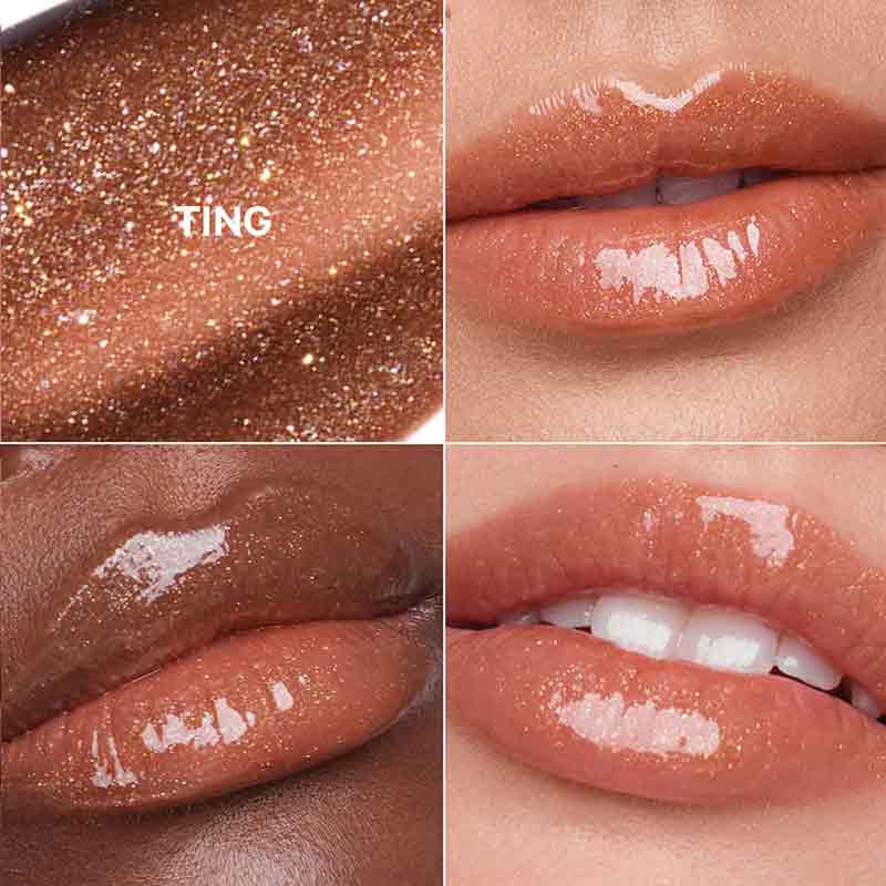 Kevyn Aucoin Celestial Lip Gloss Ting On Model
