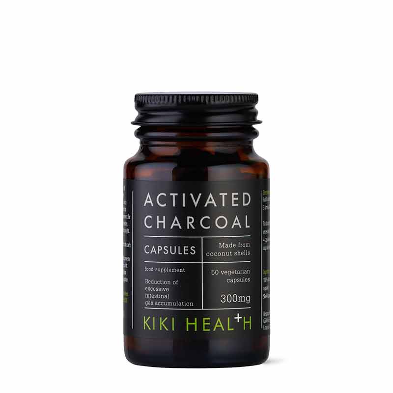 KIKI Health Activated Charcoal Capsules50 Vegetarian