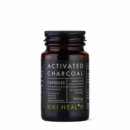 KIKI Health Activated Charcoal Capsules50 Vegetarian