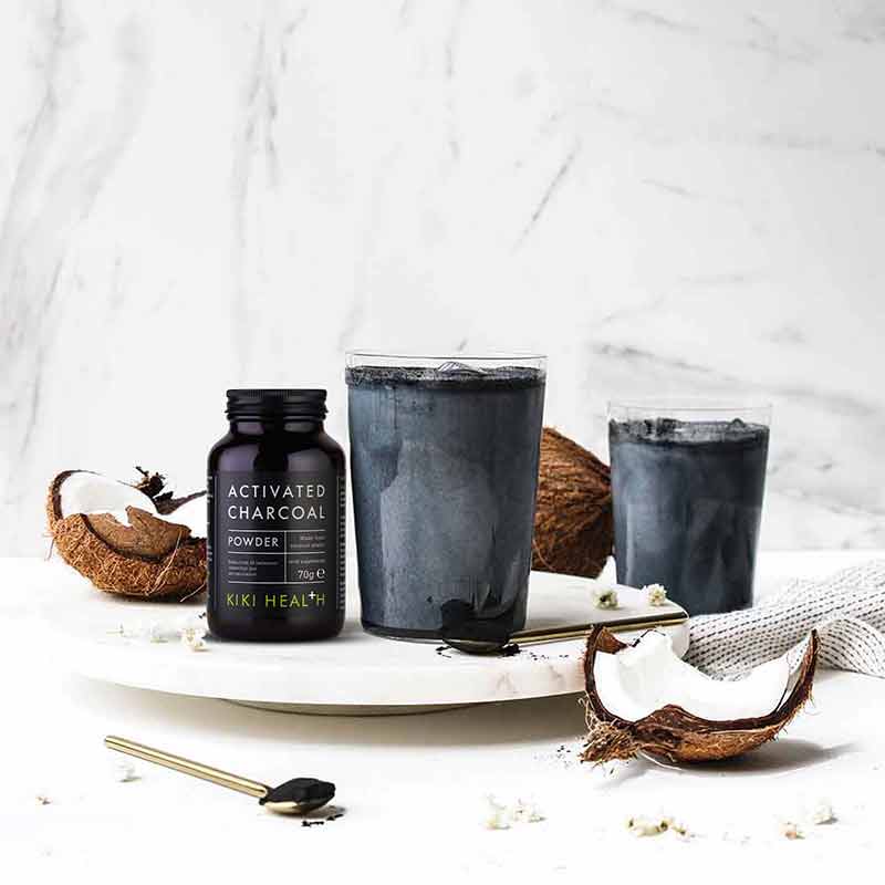 KIKI Health Activated Charcoal Powder Stylised Image