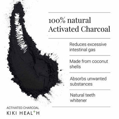 KIKI Health Activated Charcoal Powder Benefits