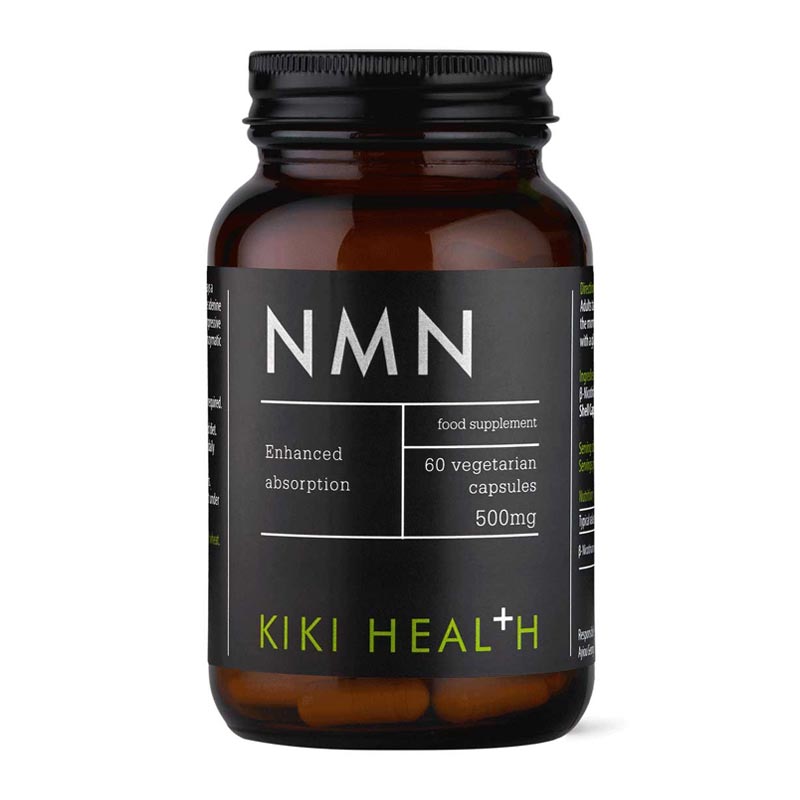 KIKI Health NMN Capsules | Cellular rejuvenation | Overall vitality | NMN derivative | Niacin (Vitamin B3) | NAD+ production | Cellular renewal | Cellular function | Enzymatic technology | Superior absorption | Superior purity | Boost cellular health | Longevity