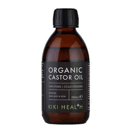 KIKI Health Organic Cold Pressed Castor Oil, Castor Oil, Organic Castor Oil, Castor oil pack, 