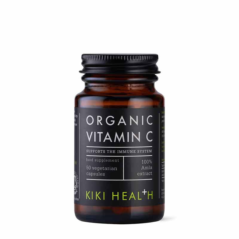 KIKI Health Organic Vitamin C - 50 Vegicaps 50 capsules