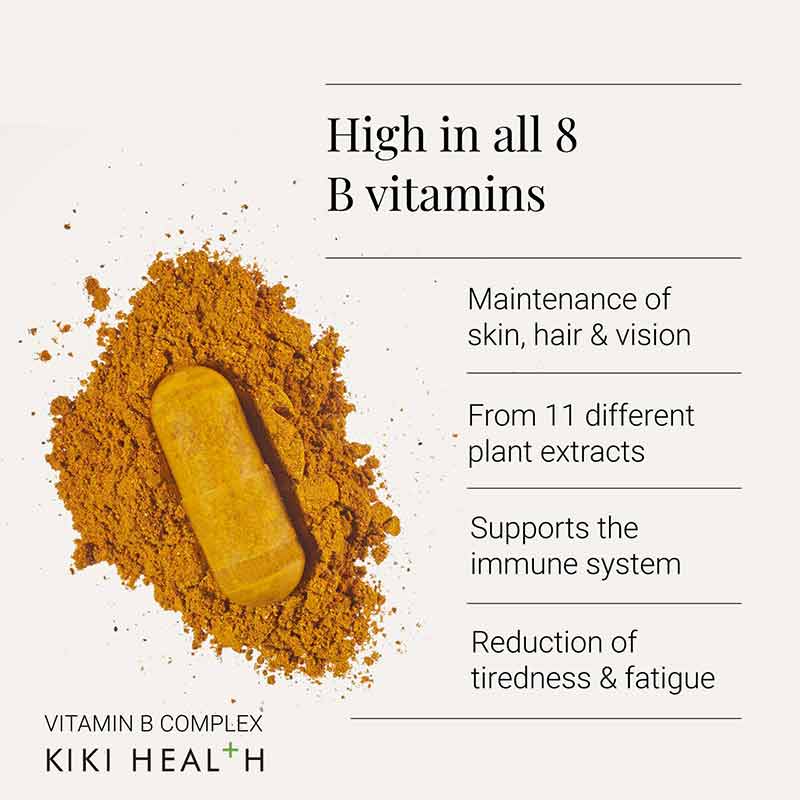 KIKI Health Vitamin B Complex - 30 Vegicaps Benefits