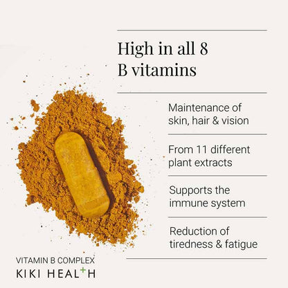 KIKI Health Vitamin B Complex - 30 Vegicaps Benefits