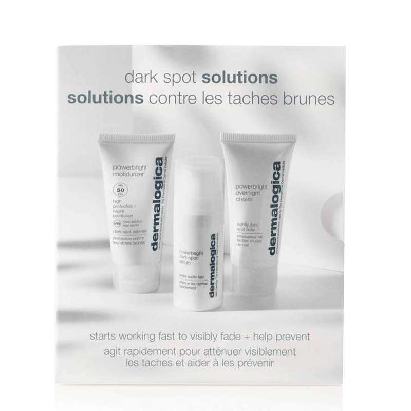 Dermalogica Dark Spot Solutions Kit | serum | spf | gift | dark spots | acne | dull skin | dermalogica 