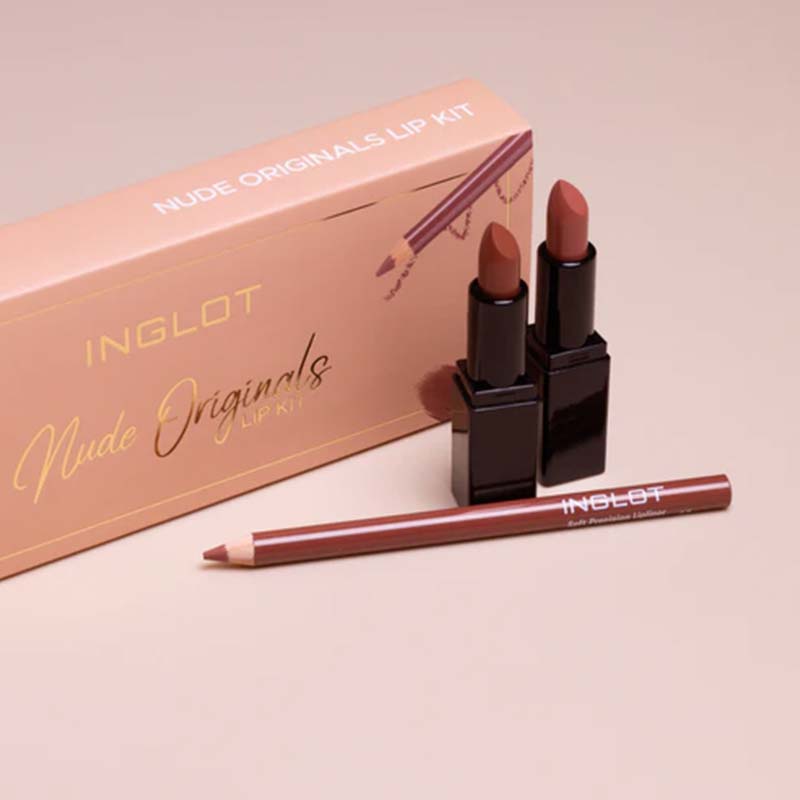 Inglot Nude Originals Lip Kit | makeup | lip stick | lip liner | inglot makeup | nude lips | gifts | lip stick nude | gift for her