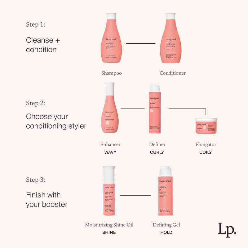 Living Proof Curl Conditioner | curl hydration | detangle and define | healthy curls | curl type