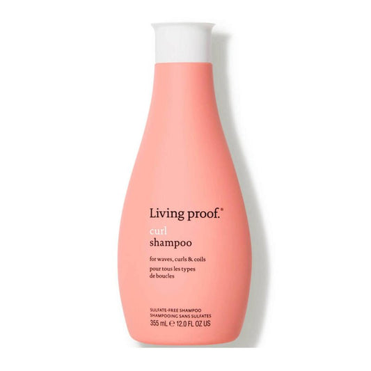 Living Proof Curl Shampoo | luscious | creamy blend | redefines | shampooing | curls | low-lather formula | cleanses | conditions | essential moisture | shower experience | thank you