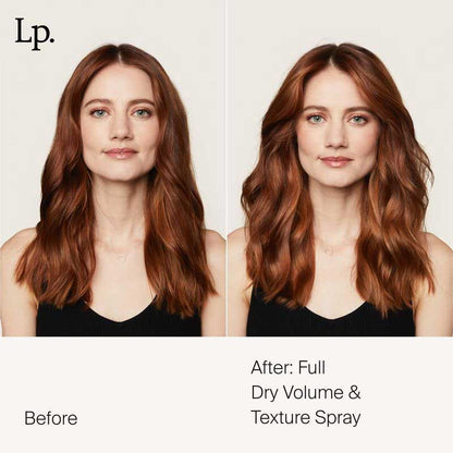 Living Proof Full Dry Volume & Texture Spray | effortlessly voluminous | textured tresses | style volume | perfectly imperfect | lived-in look | spritzes