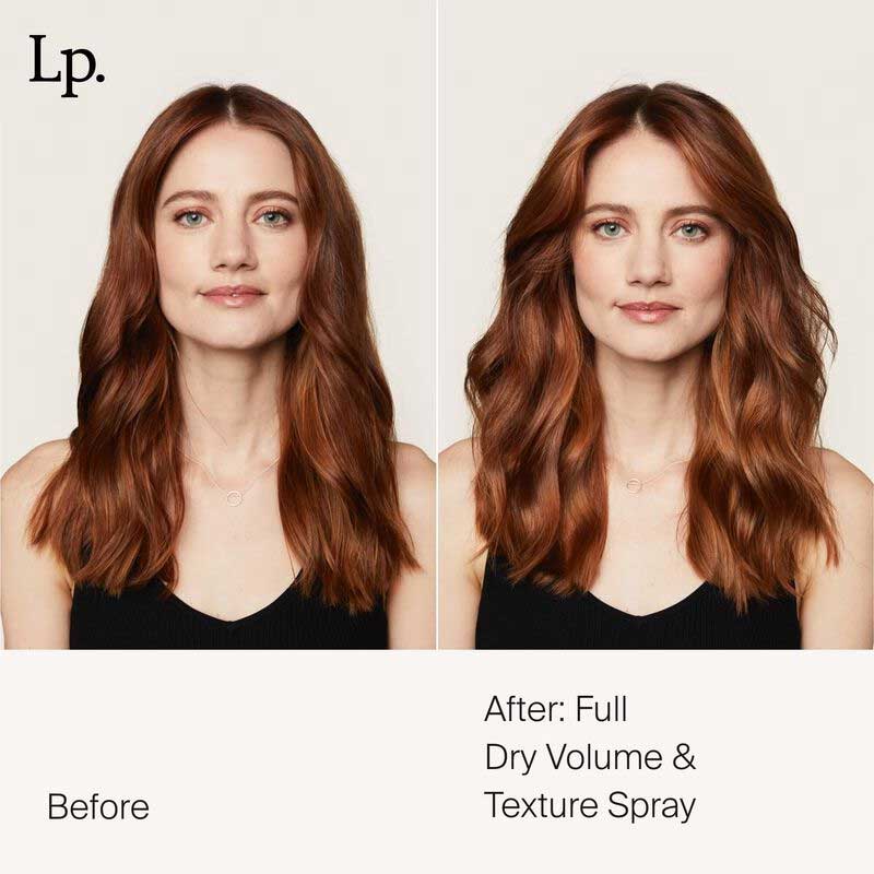 Living Proof Full Dry Volume & Texture Spray | effortlessly voluminous | textured tresses | style volume | perfectly imperfect | lived-in look | spritzes