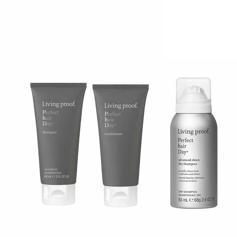 Living Proof Hydrate + Extend Kit, Living proof set, travel haircare set, travel size shampoo & Conditioner