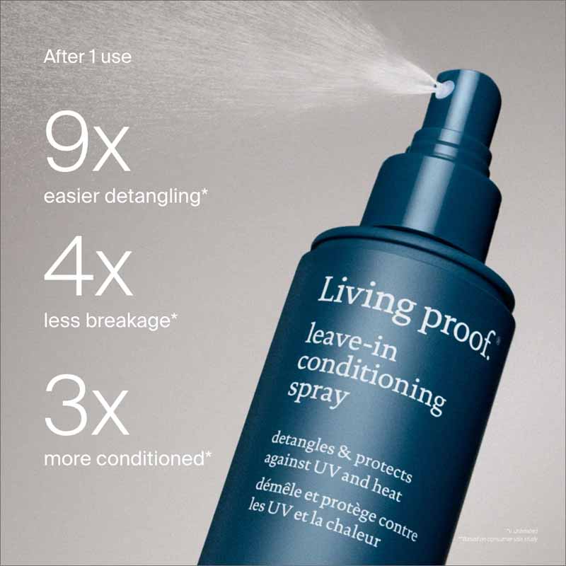 Living Proof Leave-In Conditioning Spray benefits and claims
