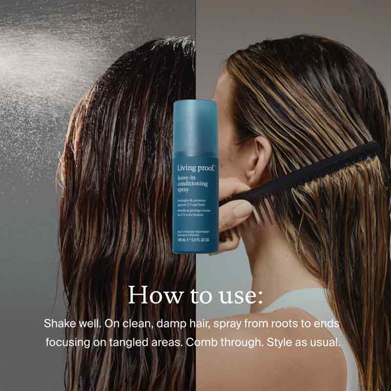 How to use the Living Proof Leave-In Conditioning Spray