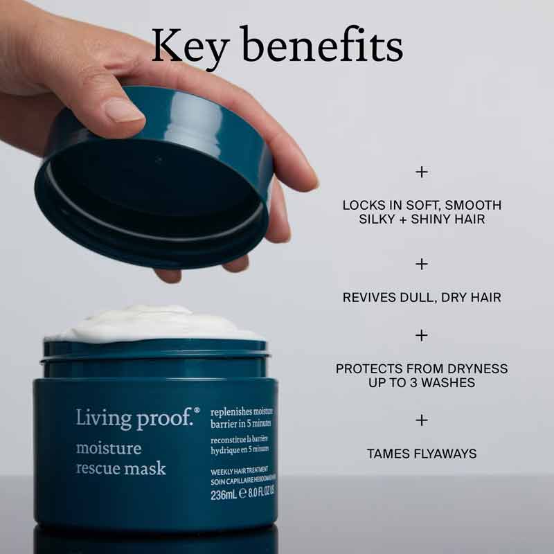 Living Proof Moisture Rescue Mask Key Benefits