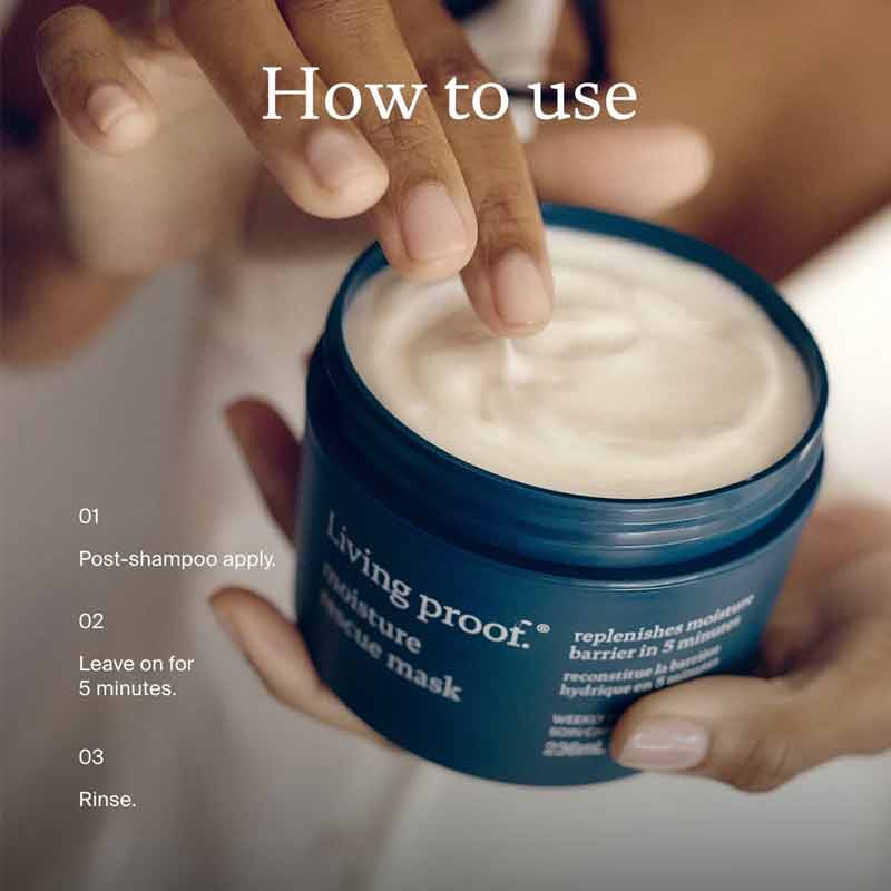 How to use the Living Proof Moisture Rescue Mask