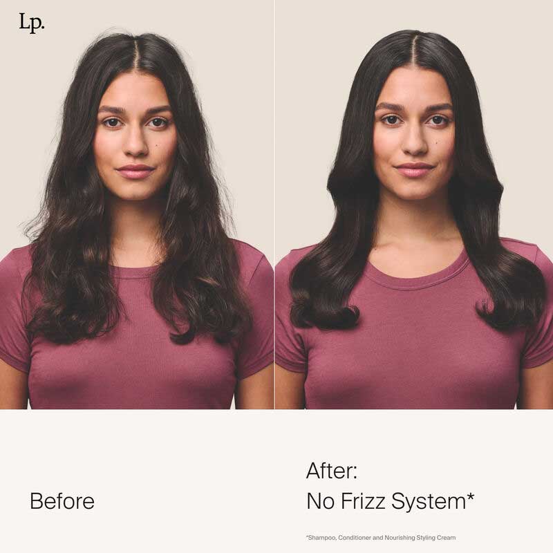 Living Proof No Frizz Conditioner | smooth | shiny | tamed tresses | combat frizz | powerful humidity shield | luminous shine | each strand