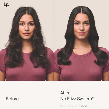 Living Proof No Frizz Conditioner | smooth | shiny | tamed tresses | combat frizz | powerful humidity shield | luminous shine | each strand