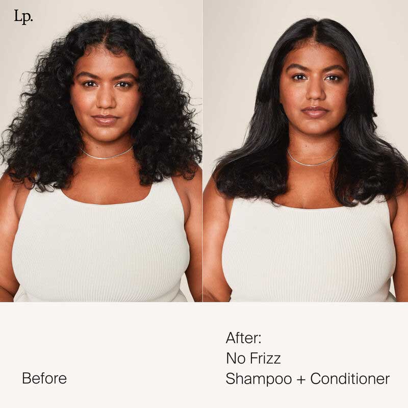 Living Proof No Frizz Conditioner | smooth | shiny | tamed tresses | combat frizz | powerful humidity shield | luminous shine | each strand