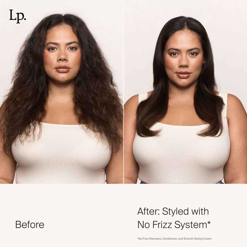 Living Proof No Frizz Smooth Styling Cream | controls frizz | conditions | long-lasting smoothness | shine | no silicone | frizz control | radiant results
