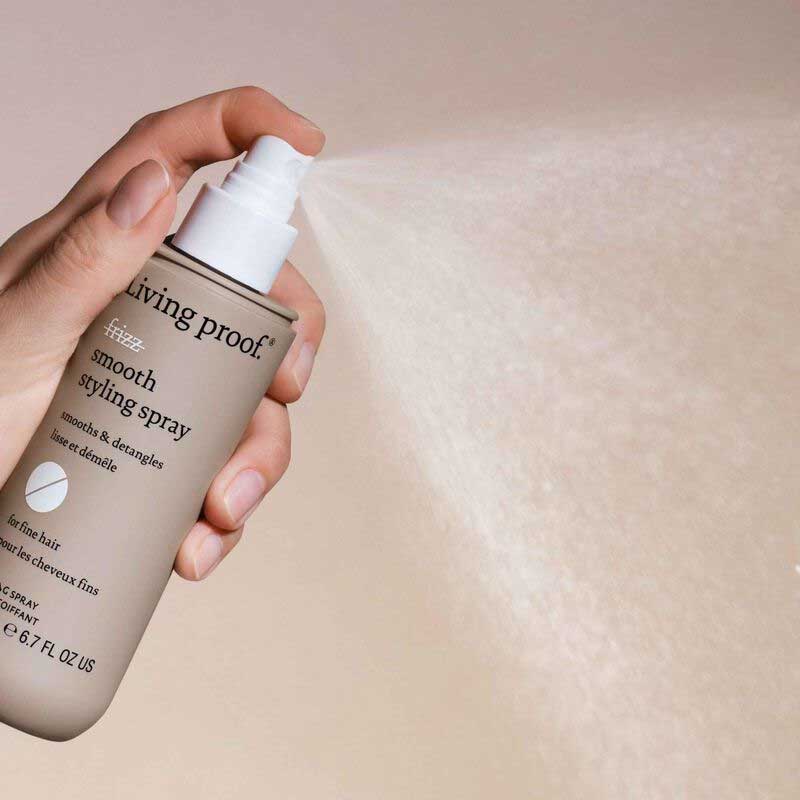Living Proof No Frizz Smooth Styling Spray | featherlight | frizz-free hair | fine hair | silicone-free | serious frizz fighting | smoother | static-free | detangling | flyaways.