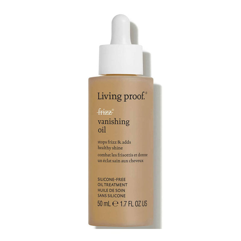 Living Proof No Frizz Vanishing Oil | feather-light | quick-sinking oil | disappears | hair | hydration | unmatched shine | humidity.