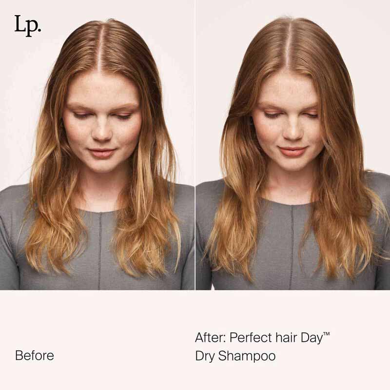 Living Proof Perfect Hair Day Dry Shampoo | refresh | cleans | absorbing oil | sweat | odor | revives hair | time-released fragrance.